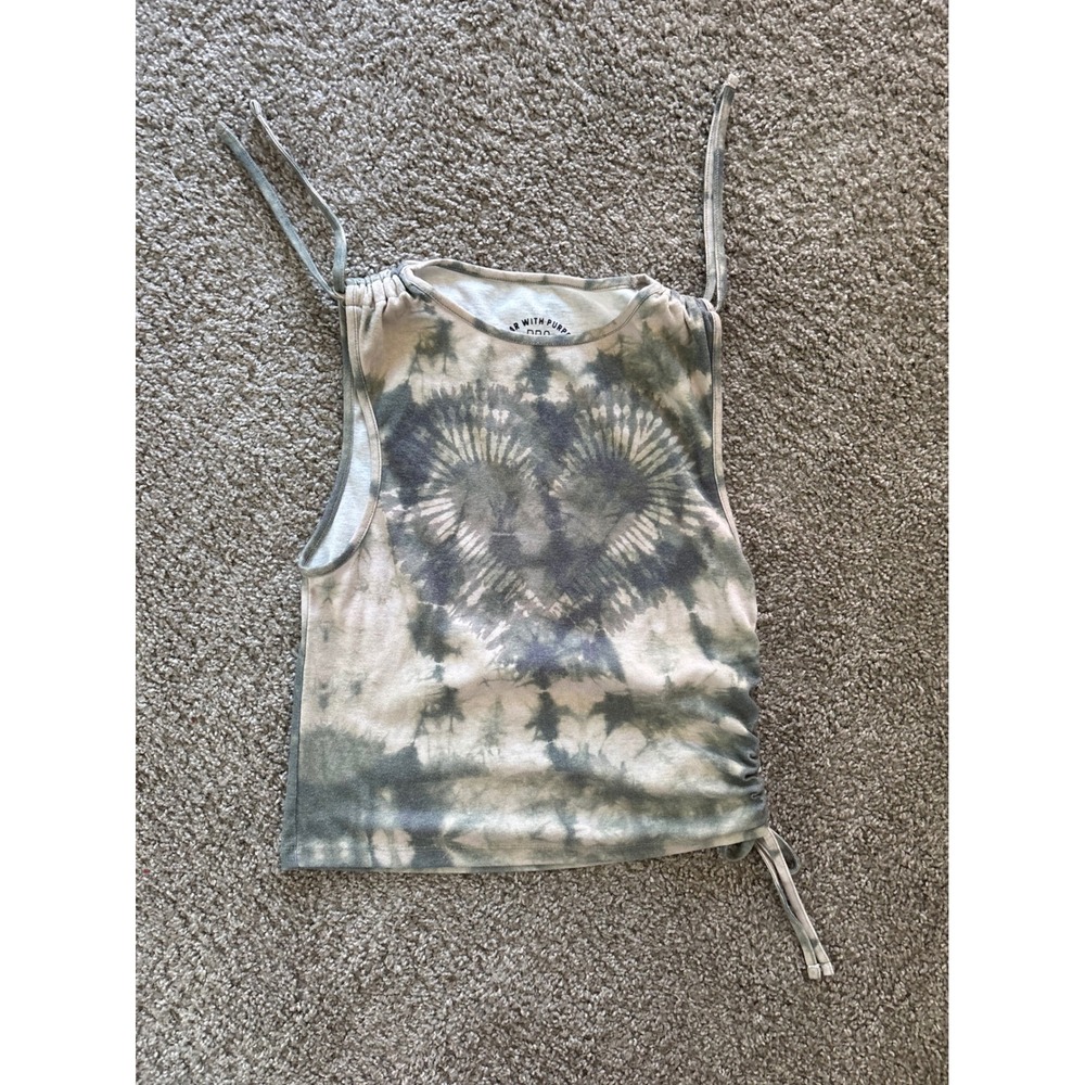BDG Urban Outfitters Tie Dye & Retro Octopus Graphic Crop Tank Top Bundle L - Picture 3 of 6